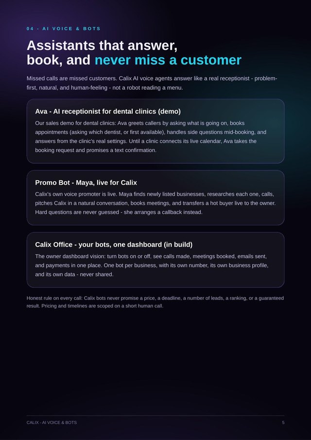 AI Voice & Bots